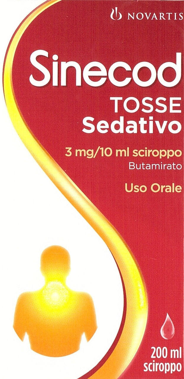 Sinecod Tosse Sedativo * Sciroppo 200ml 3mg/10g