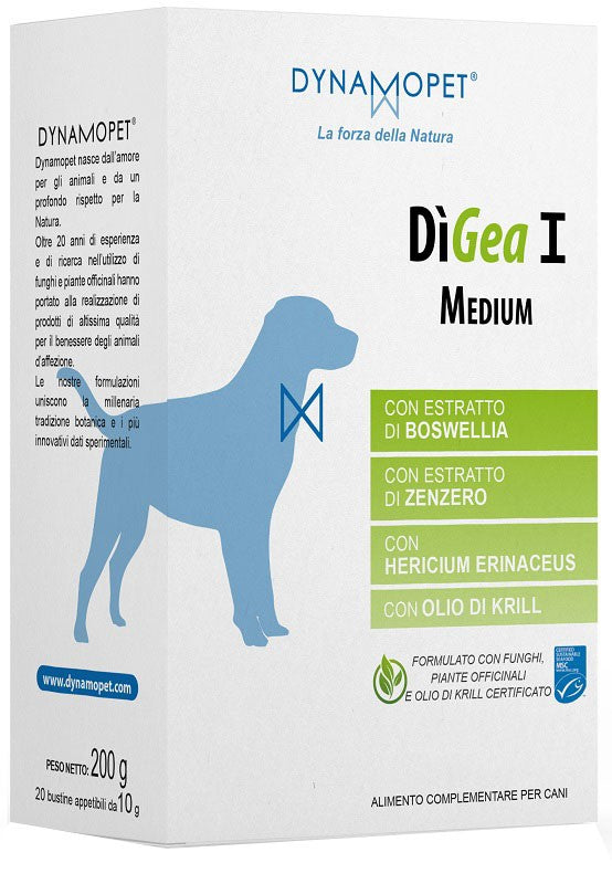 Dynamopet Digea I Medium Per Cani 20 Bustine Da 10 G