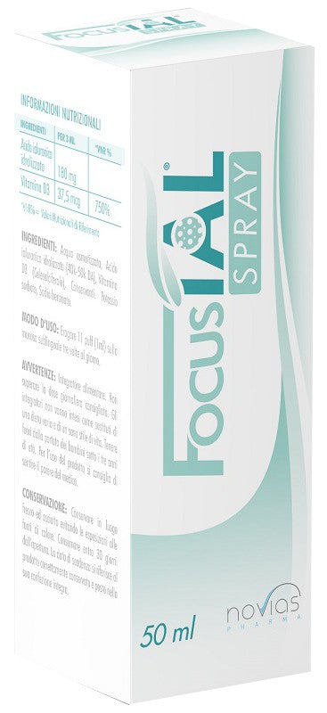 Novias Pharma Focusial Spray con vitamina D 50 Ml