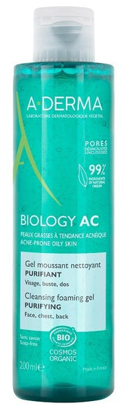 Aderma Biology Ac Gel Detergente Schiumogeno Purificante 200 Ml