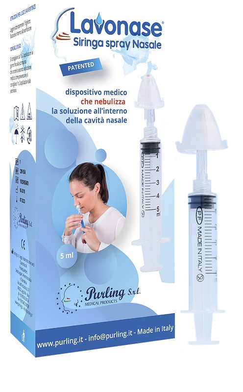 Purling Lavonase Siringa Spray Nasale con siringa