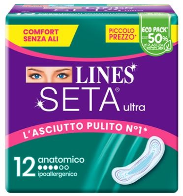 Fater Lines Seta Ultra Assorbenti Anatomici 12 Pezzi