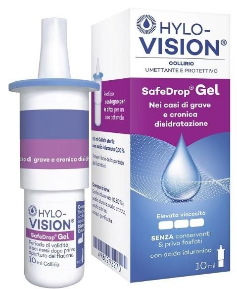 Omnivision Italia Hylovision Safe Drop Gel 0,3% Collirio Umettante E Protettivo 10 Ml