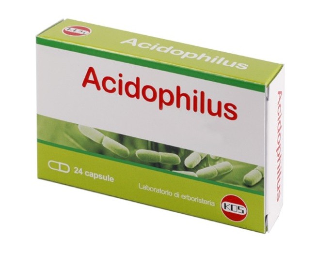 Kos Acidophilus 10 Miliardi 24 Capsule di fermenti lattici