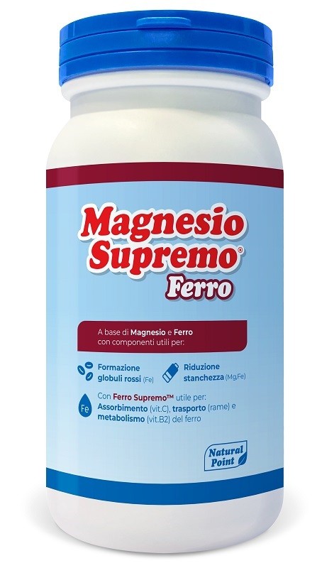 Natural Point Magnesio Supremo Ferro integratore 150g