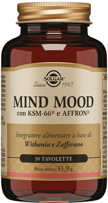 Solgar Mind Mood integratore 30 Tavolette