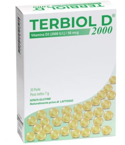 Terbiol d 2000 integratore 30 capsule soft gel