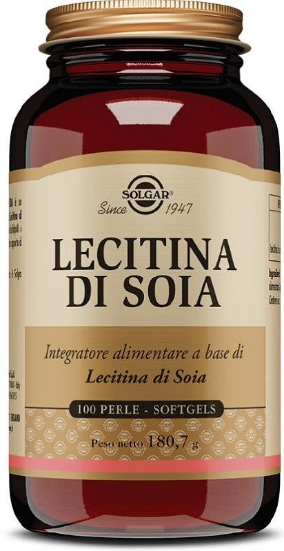 Solgar Lecitina soia integratore 100 perle