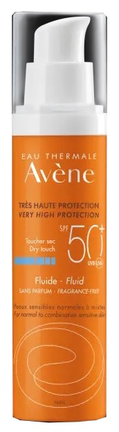 Avene solare fluido spf50+ senza profumo