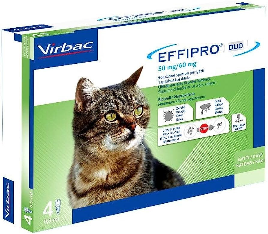 Virbac Effipro Duo 50 Mg/60 Mg Soluzione Spot-on Per Gatti
