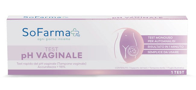 Test Rapido Sofarmapiu' Ph Vaginale Autodiagnostico