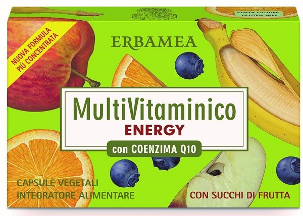 Erbamea Multivitaminico Energia Con Coenzima Q10 24 Compresse