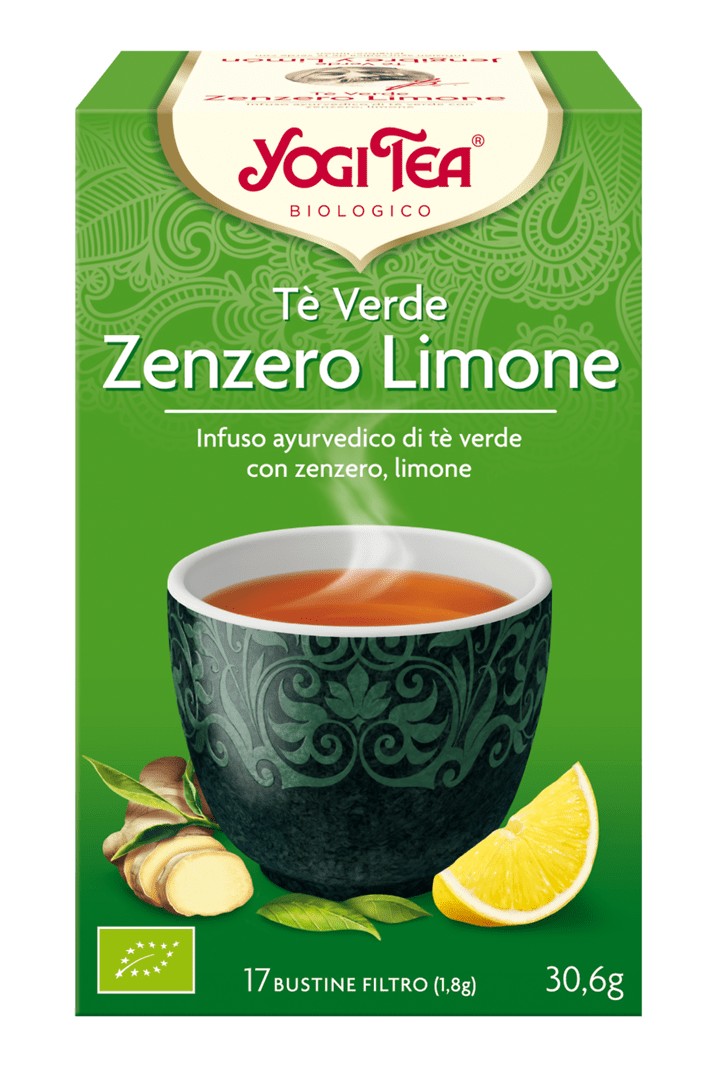 Yogi tea te' verde zenzero limone bio