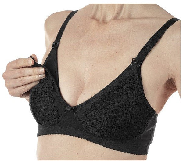 Artsana Mammy Reggiseno Cotone Allattamento Black 5c