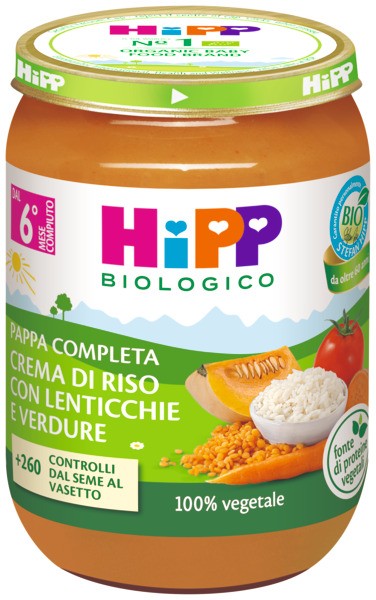 Hipp Crema Di Riso Lenticchie Verdure