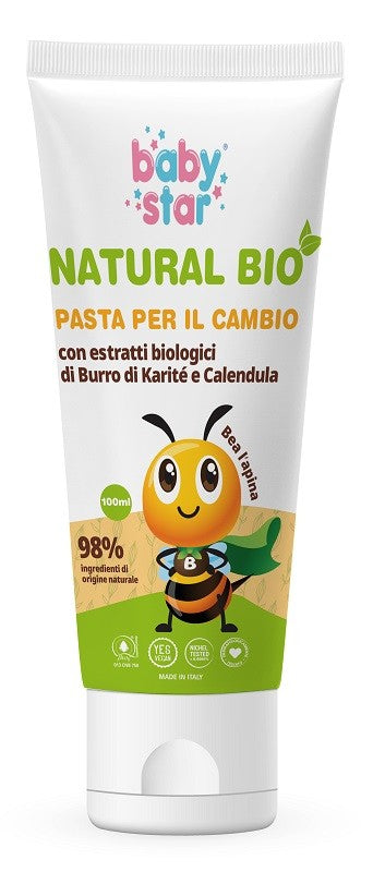 Babystar Pasta Cambio Protettiva Natural Bio 100 Ml