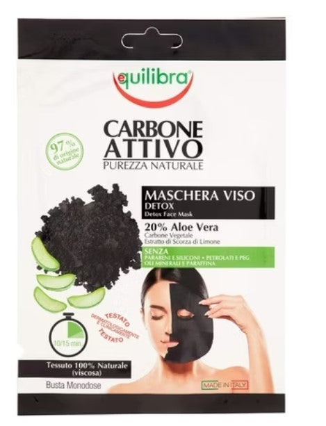 Equilibra Maschera viso con tessuto