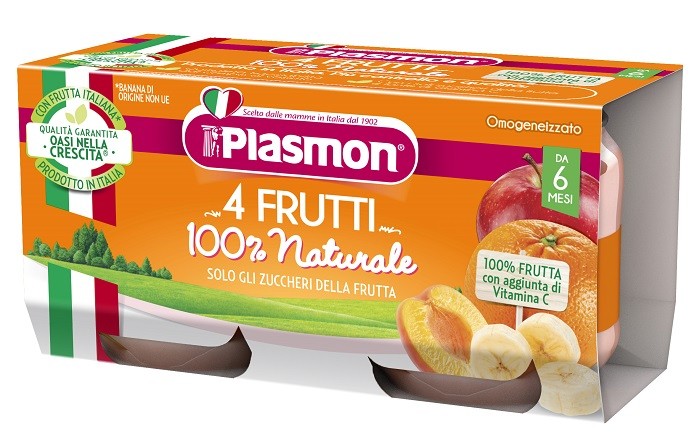 Plasmon Omogeneizzato 4 Frutti