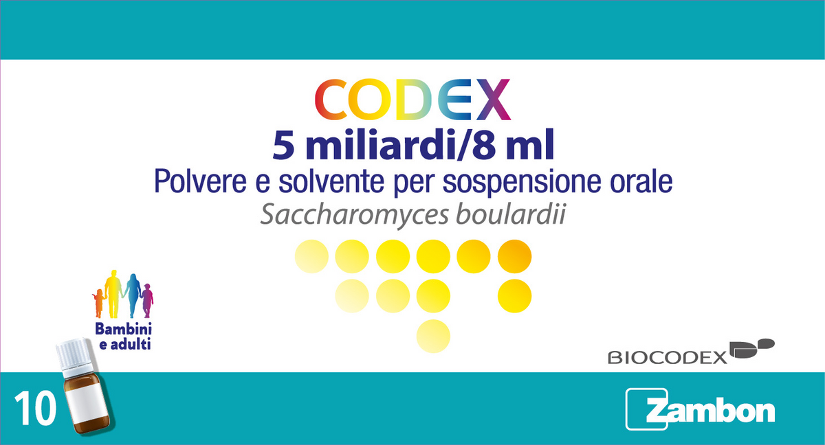 Codex 5 miliardi 10 flaconcini