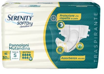Serenity Pannolone Mutandina Sd Sensitive Extra Taglia S