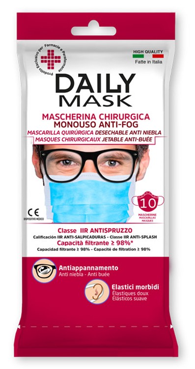 Anti-fog Daily Mascherina chirurgica