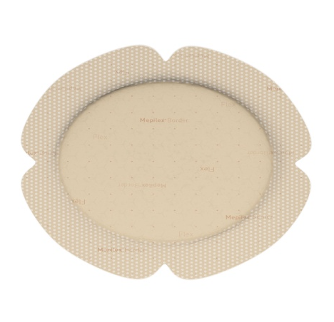 Mepilex border flex oval 13 x 16 cm