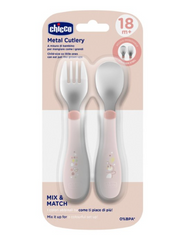 Chicco Posatine Inox 18m+