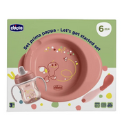 Chicco Set pappa rosa 6+ 1 kit