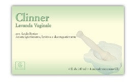Clinner Lavanda Vaginale 4 Flaconi 140 Ml + 4 Cannule Vaginali Monouso