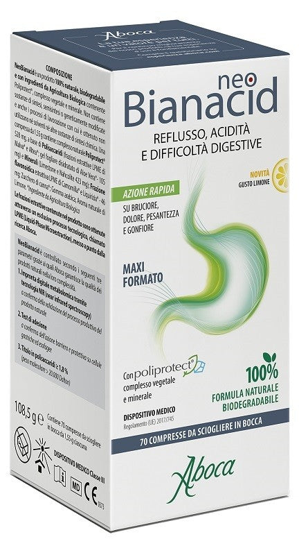 Neobianacid 70 Compresse Limone