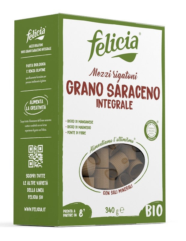 Felicia bio saraceno mezzi rigatoni