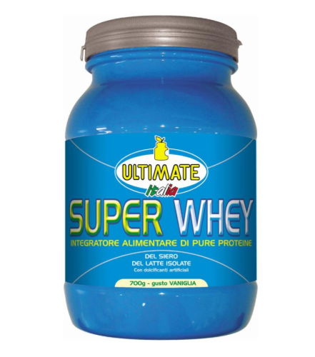 Ultimate Super Whey Vaniglia integratore di proteine 700 G