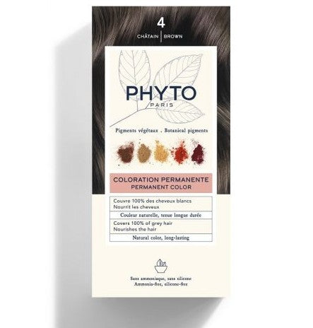 Color kit 4 castano 1 latte 50 ml + 1 crema 50 ml + 1 maschera 12 ml