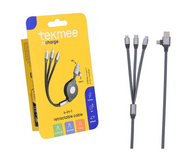 Tekmee cavo a quattro retrattile