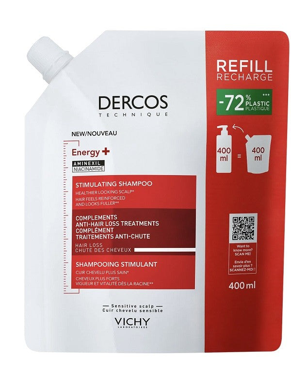 Vichy Dercos Technique Shampoo Energizzante Refill