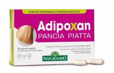 Naturando Adipoxan Pancia Piatta integratore 30 Compresse