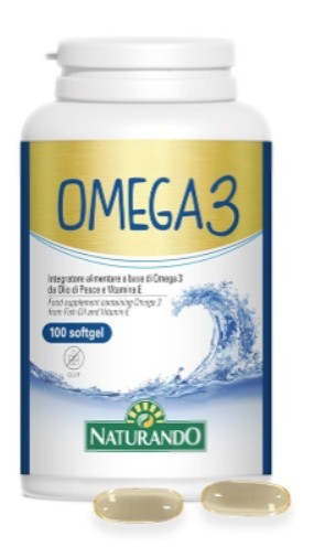 Naturando Omega 3 integratore 100 Perle