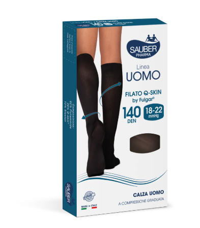 Sauber uomo calzini q-skin 140 nero