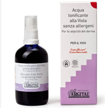 Argital acqua tonificante alla viola senza allergeni 100 ml