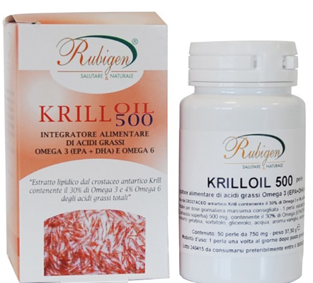 Rubigen Krill Olio Omega 3-6 50 Perle