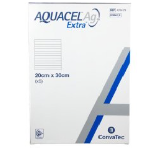 Aquacel Ag + Extra Medicazione 20x30cm