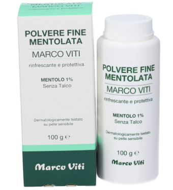 Marco Viti Farmaceutici Polvere fine mentolata senza talco 100 G