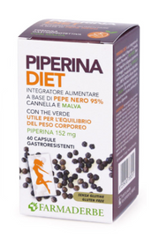 Farmaderbe Piperina Diet 60 Compresse