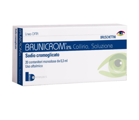 Brunicrom*collirio 20 Contenitori 0,3ml 2%