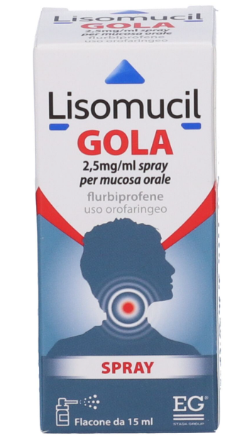 Lisomucil gola spray