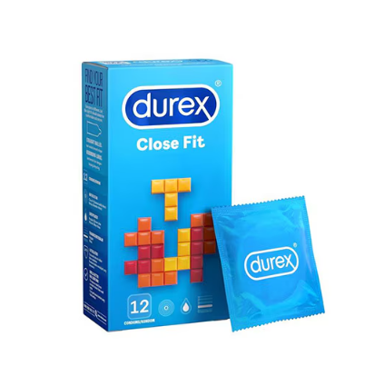 Durex close fit preservativi 12 pezzi