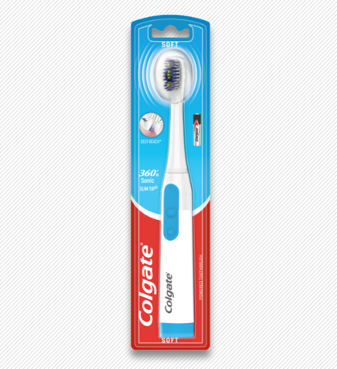 Colgate spazzolino elettrico adulti 360 battery floss Tip