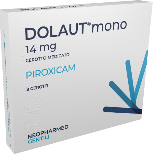 Dolaut Mono 8 Cerotti con Piroxicam 14mg