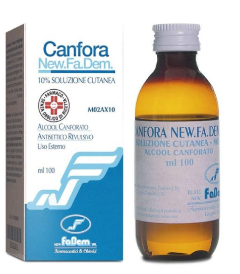 Canfora Newfadem 10% Soluzione Cutanea