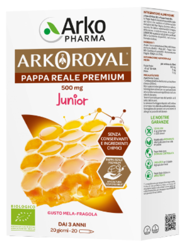 Arkofarm Arkoroyal Junior Pappa Reale 500mg Bio 20 Fialoidi Promo